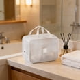 thumbnail image 3 of Makeup Bag Small Portable Mesh Travel Wash Bag Transparent Storage Organizer for Cosmetics, 3 of 6