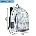 thumbnail image 2 of FORMRS Unisex School Backpack 17" Student Travel Bag with Laptop Compartment, Forget Me Not, 2 of 7
