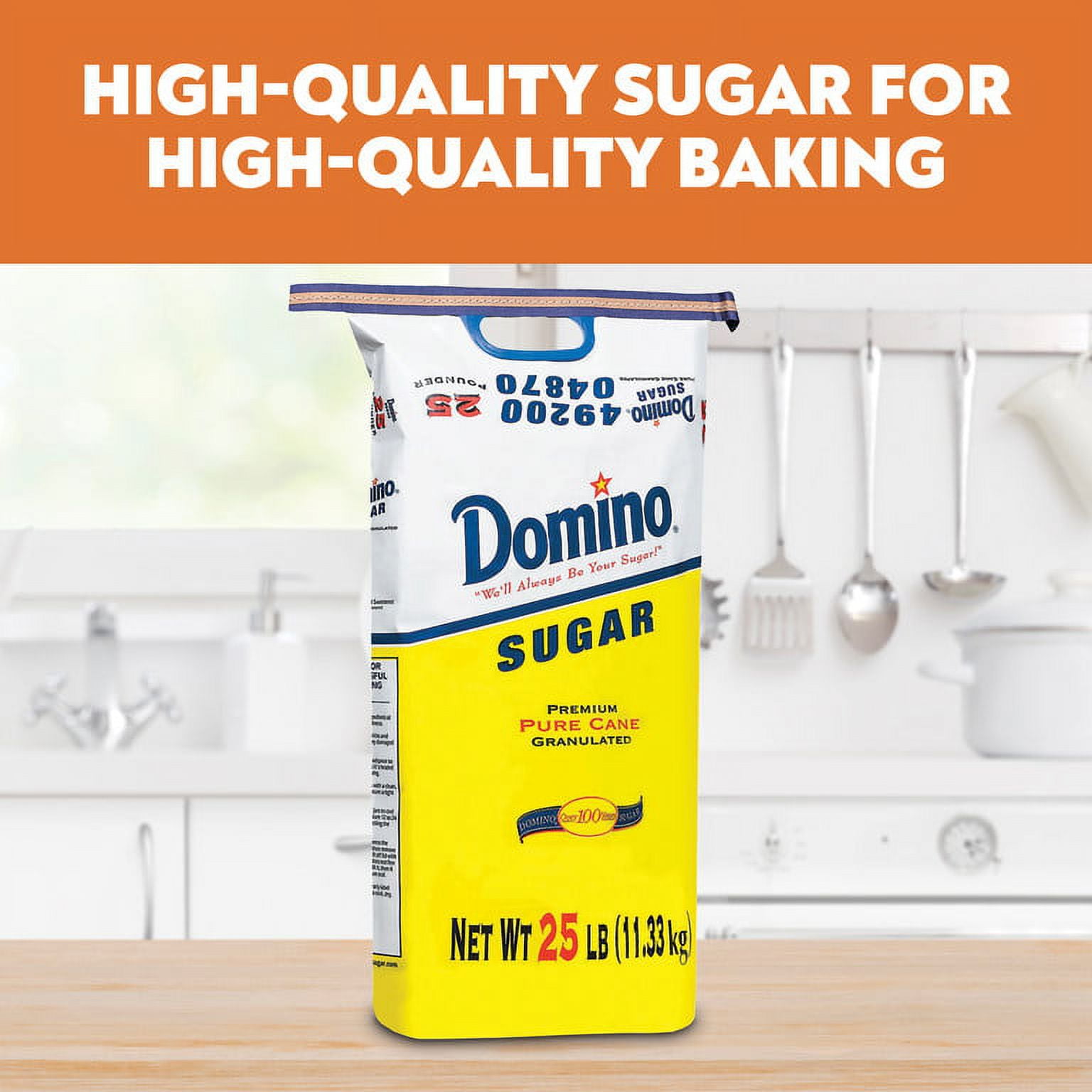 Domino® Premium Pure Cane Granulated Sugar 25 lb. Bag