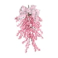 thumbnail image 1 of Corona de lágrima de flores artificiales, accesorio de fotografía para primavera y verano, adorno de regalo, recuerdo de fiesta, decoración colgante Rosa, 1 of 8