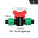 thumbnail image 1 of 16mm High-quality Garden Hose Waterstop Barb Connector Irrigation Drip Emitter Hose Lock Tee Elbow Equal Coupling Adapters5pcs He Qiyong unisex, 1 of 2