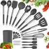 30 Pcs Silicone Cooking Utensil Set, Kitchen Utensils Cooking Utensils Set, Food Grade Silicone Spatula Set, BPA-Free, Non-stick Heat Resistant Silicone Cookware with Strong Stainless Steel Handle