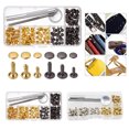 thumbnail image 2 of Coofit 120 Ensembles de Rivets en Cuir Taille Assortie Boutons de Rivets Ensembles de Rivets avec Outils de Fixation, 2 of 10