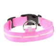 thumbnail image 1 of Collar Para Perro Con LED A Batería, Collar De Nailon Con Brillo Intermitente L Rosa SM SunniMix Collar luminoso, 1 of 8