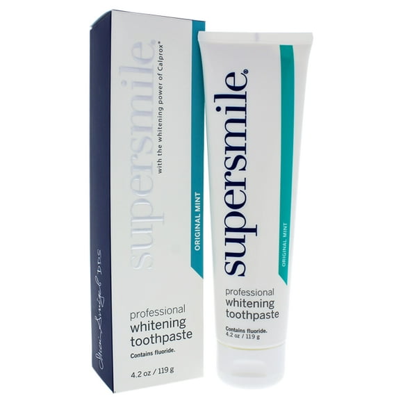 Professional Whitening Toothpaste - Original Mint by Supersmile for Unisex - 4.2 oz Toothpaste