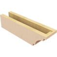 thumbnail image 5 of Ekena Millwork 4"W x 4"H x 16"L Mediterranean Woodgrain TimberThane Rafter Tail, Primed Tan, 5 of 6