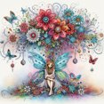 thumbnail image 4 of Kit Con Forma Especial Parcial 5D DIY Hada Las Flores 40x40cm, 4 of 8