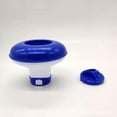 thumbnail image 4 of Dispensador de cloro para piscina, herramienta de limpieza con cepillo al vacío, retráctil, flotante, azul y blanco, 5 pulgadas, 1 unidad, 4 of 6