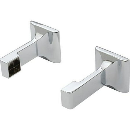 5/8 Concealed Square Chrome Towel Bar Brackets (Pair), PartNumber 97177, ,Pack 1