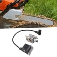 thumbnail image 3 of 503281504, Wearproof Carb Spark Plug Filter Kit Carburetor Ignition Coil Assembly  For Chainsaw, 3 of 8