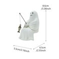 thumbnail image 3 of Uuiauoio Halloween Fishing Ghost Resin Ornament Mini and Cute Halloween Decor Fishing Enthusiast Gift House Garden Accessories Indoor Bookshelf Party Favors, 3 of 7
