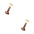 thumbnail image 2 of Injueey 3W Cordless Table Lamp Bedroom Beside Light LED Night USB Charge Bronce Blanco cálido 2piezas, 2 of 4