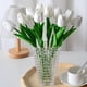thumbnail image 2 of Mini flor artificial de tulipán de PU, flor falsa individual para decoración del hogar, ramo de boda artificial, 2 of 5
