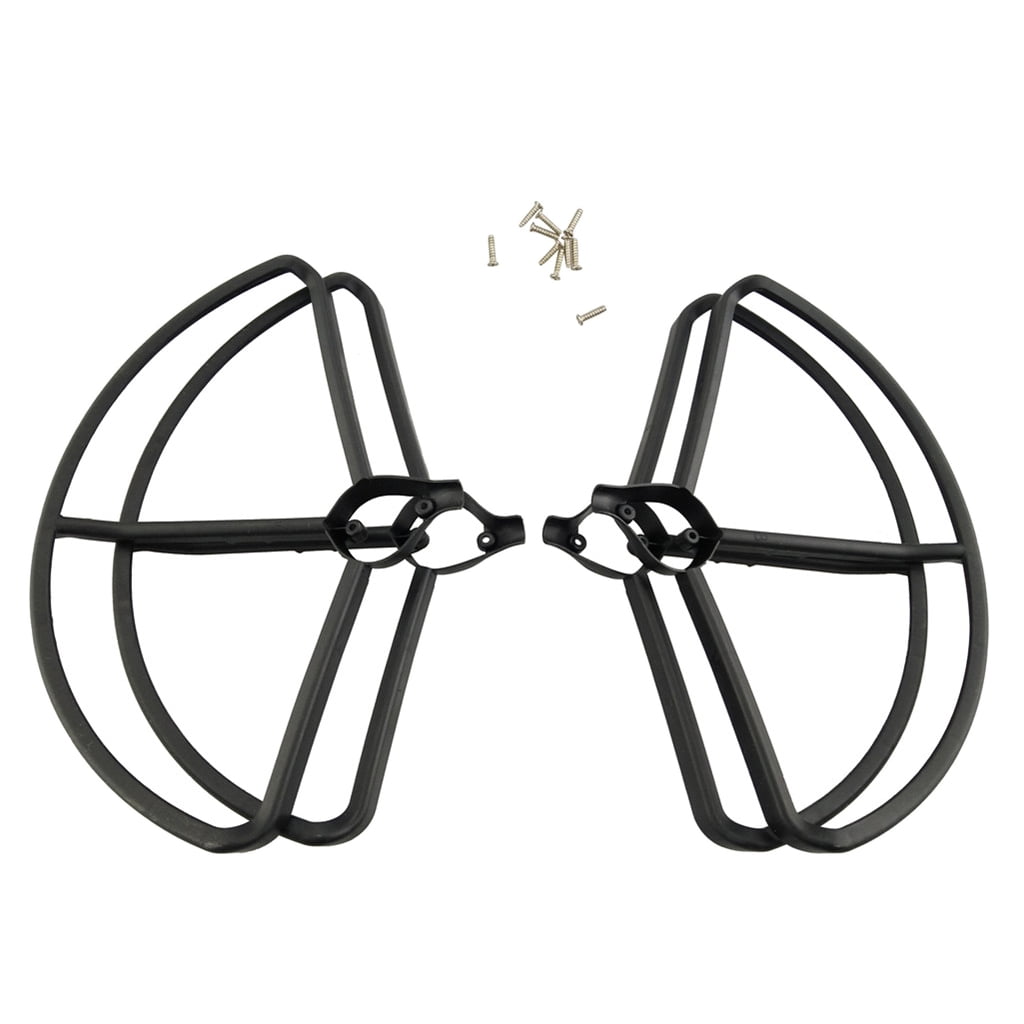 Repuesto De 4 Hélices Y 4 Protectores Para Drone Hubsan H501S – Compatible Con H501A, H501C, H501M, H501S Pro Y W (negro)