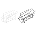 thumbnail image 1 of Kitchen Cola Shelves Metal Beer Storage Organizer Creative Living, 1 of 5