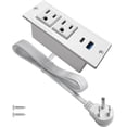 thumbnail image 1 of Tira de alimentación empotrada USB C de 4 hojas, estación de energía de computadora de carga rápida,, 1 of 6