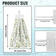 thumbnail image 7 of ZIATUBLE Flower Kitchen Hanging Towels Plants Hanging Dish Towels Reusable Bathroom Hand Bath Towel 2 Piece with Hanging Loop Tie Dish Towels Lightweight Kitchen Hand Towels and Washcloths, 7 of 7