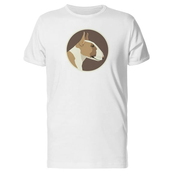 Cool Bull Terrier Fawn Dog Tee Men's -Image by Shutterstock