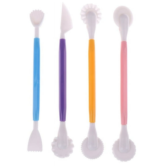 4PCS Fondant Cake Decorating Modelling Tools Cutter Baking Craft Cake Mold;UK WL