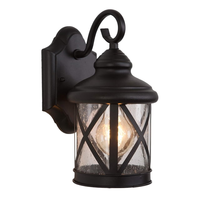 Yosemite Home Decor Mahony Petit Extérieur 1 Lumière en Noir