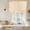 Apricot, Ochre, variant on Orange Plaid Tie Up Curtains 45 Inches Long, Kitchen Window Curtains Over Sink, Fall Gingham Grids Striped Modern Country Small Window Curtains Balloon Curtains Valances for Bedroom/Cafe 34"x45"