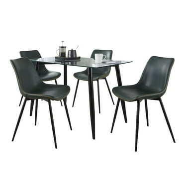 LumiSource Black Clara-Durango Dining Set - 5 Piece