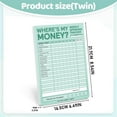 thumbnail image 3 of FENGGHAO Weekly Fund Tracking Management Notebook Budget Planner Personal Finance Organizer Expense Tracker Savings Notepad, 3 of 8