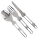 thumbnail image 3 of Portable Tableware, 3 Pcs Stainless Steel Flatware Set Collapsible Stainless Steel Portable For Picnic Travel Camping ANGGREK Otros, 3 of 8