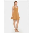 thumbnail image 2 of A-Line Spaghetti Strap Mini Dress with Back Cut-Out, 2 of 5
