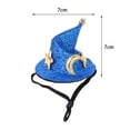 thumbnail image 3 of Sombreros para mascotas perfecl Sombrero de hámster Ligero Suave y elegante Cómodo Sombrero de pollo divertido Azul, 3 of 8