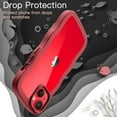 thumbnail image 6 of JETech Cute Case for iPhone 14 6.1-Inch, Wave Frame Curly Shape Shockproof Phone Cover for Women and Girls, Clear Hard PC Back (Red), 6 of 7
