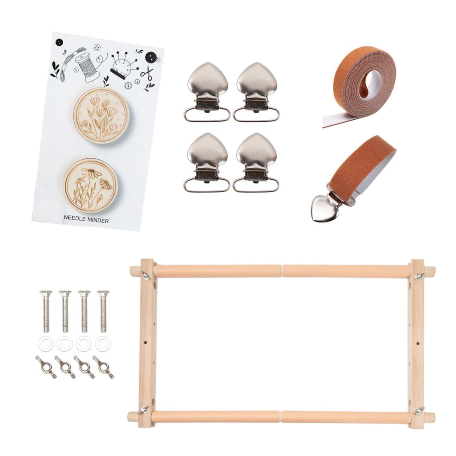 Multifunction Sewing Gadgets Hand Embroidery Hoops DIY Durable Cross Stitch Display Portable Embroidery Tapestry Scroll Holder for Sewing