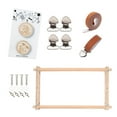 thumbnail image 3 of yuksok Multifunction Hand Embroidery Frame Needlepoint Stretcher Embroidery Frame Craft, 3 of 9
