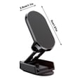 thumbnail image 2 of TopLLC Foldable Magnetic Car Phone Mount Traceless Glue Fixed Base Universal Dashboard Windshield With 2 Strong Magnets Block For Phone on Clearance, 2 of 7