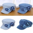 thumbnail image 2 of Flower Hat Girl Cabbie Hat Fashion 2000s Hat Women Sun Hat Girl Photography Hat Casual Headwear, 2 of 9