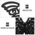 thumbnail image 4 of OULII Butterfly Shaped Iron Crystal Ball Holder Display Rack for Home Decor 1Pack, 4 of 8