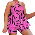 thumbnail image 1 of Birdeem Ensemble de Mode pour Femmes Chemise d'Été Sans Manches Col en V Imprimé Aguichant, 1 of 1