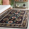 thumbnail image 2 of SAFAVIEH Blossom Lars Floral Area Rug, Black/Ivory, 5' x 8', 2 of 8