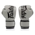 thumbnail image 4 of Guantes de boxeo Fairtex BGV14 Muay Thai de microfibra, color gris, 340 g, 4 of 5