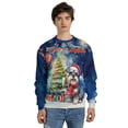 thumbnail image 4 of Merry Christmas and Happy New Year Santa Schnauzer Holiday Xmas Winter 2025 All Over Print 3D Sweatshirt Unisex Merch Miniature Schnauzer Dog Lover - 00024, 4 of 6