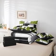 thumbnail image 5 of YST 7 Piece Abstract Geometric Comforter Set, Glitter Stars Sequins, Bed In A Bag, Queen, 5 of 5