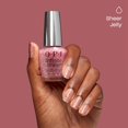 thumbnail image 4 of Esmalte de uñas OPI Infinite Shine Servin' Pink Jelly Glitter, 4 of 7