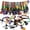 60 PCS, variant on 60 Pcs Halloween Zipper Bracelets Toys,Halloween Zipper Wristbands Toys Bulk for Party Favors,Halloween Goody Bag Fillers,Halloween Stretchy Toys for Classroom Prizes