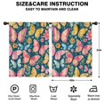thumbnail image 2 of Blackout Kids Curtains,Flower and Butterfly Childrens Insulated Curtains Set Of 2,Bedroom Essentials,Toddler Room Decor 42"x54"(106x137cm), 2 of 4