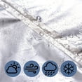 thumbnail image 4 of fastboy Patio Table Chairs Bench Covers Waterproof And Dustproof Easy To Clean Premium black, 4 of 6
