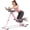 Pink, variant on GIKPAL Foldable Ab Machine, Ab Workout Equipment for Home Gym,Core & Abdominal Trainer Fitness Equipment Max 440lbs with LCD Display