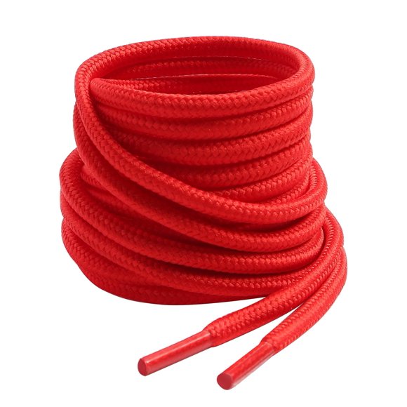 Vsudo Cordones Redondos Rojos Para Botas De 59 Pulgadas, Cordones De Zapatos De 5/32 Pulgadas De Diámetro Para Botas, Cordones De Trabajo Resistentes, Cordones De Senderismo Para Hombres O Mujeres (2