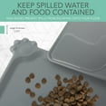 thumbnail image 3 of Prime Pets Silicone Dog Food Mat, Pet Placemat for Dogs and Cats, Waterproof, 18.5x12 in, 3 of 7