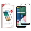 For Lg Aristo 5Full Coverage Tempered Glass Screen Protector/Black
