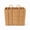 Brown Handmade Woven Linear Rectangle 20" x 14" x 16", variant on DecMode 20" x 11" Brown Seagrass Handmade Woven Storage Basket with Braided Handles, 1-Piece